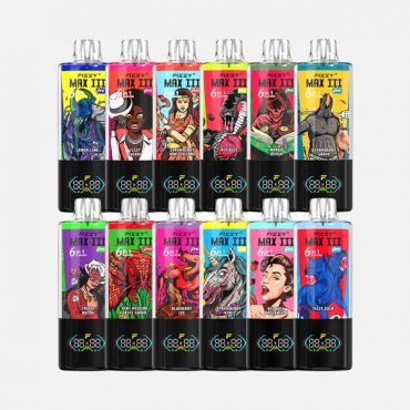 Fizzy Max III Pro 120Kニコチン入り使い捨て電子タバコ